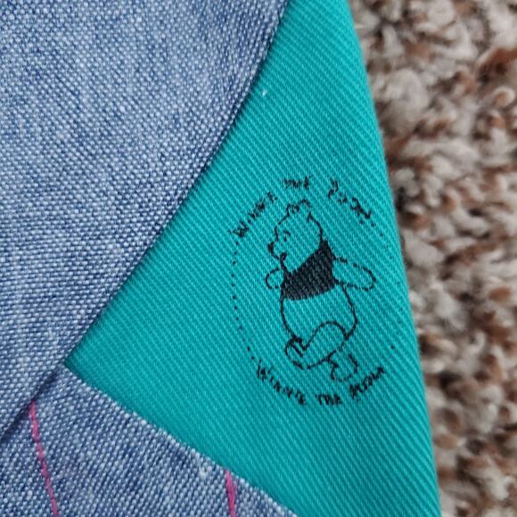 VTG 80s Disney Winnie the Pooh Colorblock Dress Size 2T - Picture 2 of 6